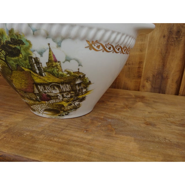 Earthenware Tureen from Keller & Guérin, 1890s For Sale - Image 3 of 12