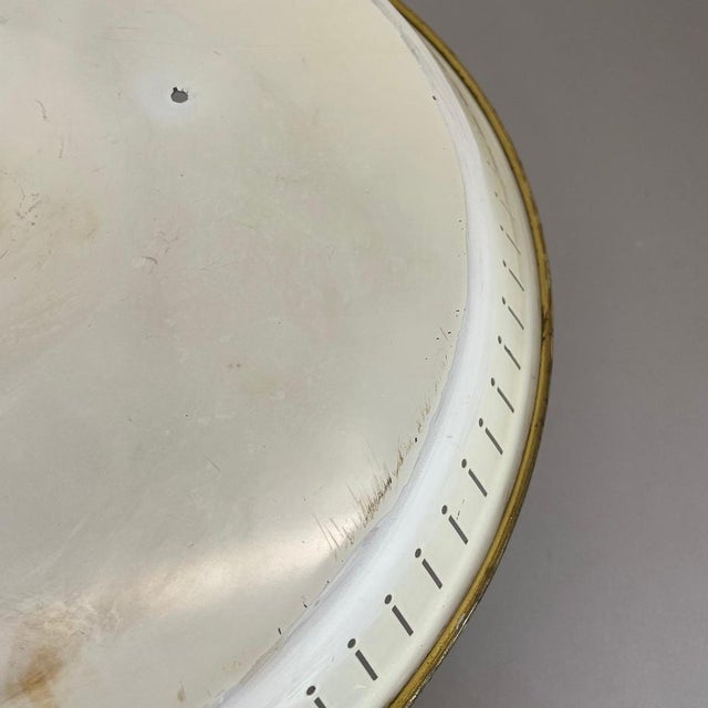 Round Brass Ceiling Light in the style of Gino Sarfatti, Italy, 1950s For Sale - Image 17 of 18