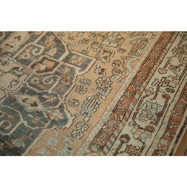 Beige Vintage Distressed Baktiari Carpet - 6'11" x 9'8" For Sale - Image 8 of 12