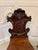 Antique Victorian Carved Mahogany Hall Chairs, 1850s, Set of 2 For Sale - Image 18 of 18