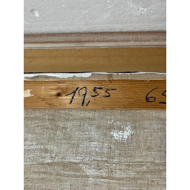 Modern Eliezer Weishoff, Jerusalem Samovar Israeli Judaica Eliezer Weishoff Oil Painting Bezalel Artist, 1973 For Sale - Image 3 of 12