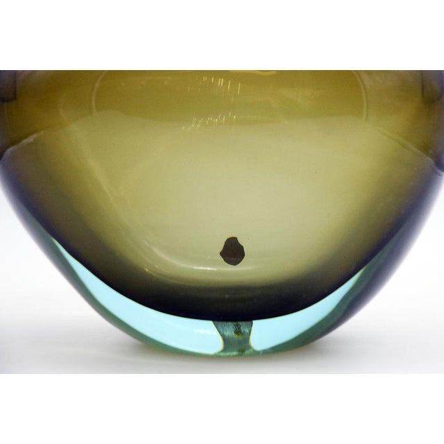 Brown Large Sommerso Vase by Flavio Poli for Seguso, 1960s For Sale - Image 8 of 10