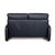 Leather Three Seater Blue & Black Sofa from Musterring For Sale - Image 13 of 15