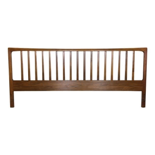 King Size Danish Modern Teak Headboard For Sale