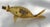 Wood Italian Mid Century Blown Glass Fish Wine Bottle For Sale - Image 7 of 9