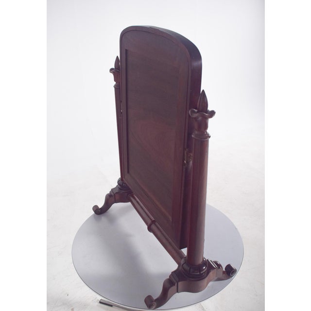 English Dressing Table Mirror with Turnings For Sale - Image 11 of 12