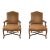 Pair of Traditional J. Robert Scott Lounge Chair, Chateau Fauteuil, Velvet Upholstery For Sale