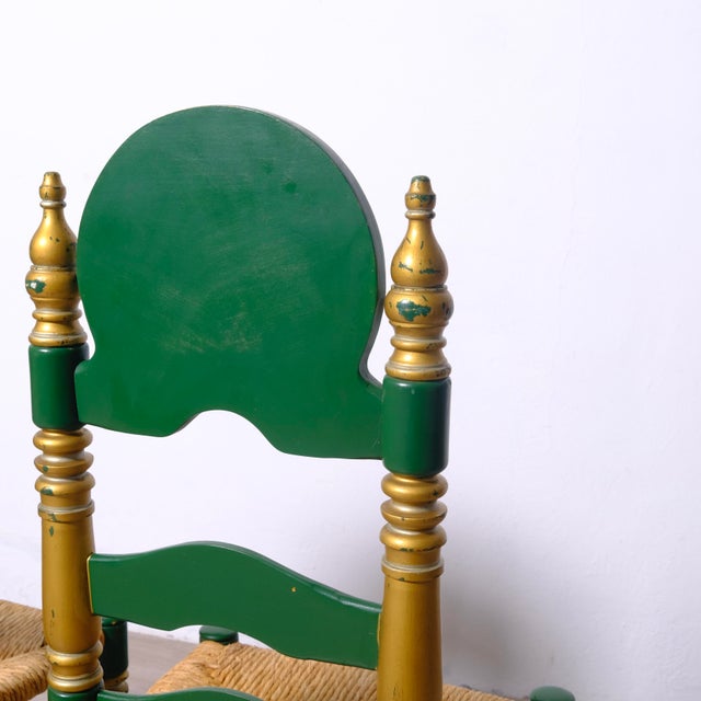 Spanish Colonial Carved Wood Chairs, 1940s, Set of 2 For Sale - Image 11 of 14