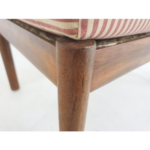 1950s Vintage Ottoman in Teak with Loose Cushion, Denmark, 1950s For Sale - Image 5 of 7
