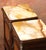 This elegant pair of antique French nightstands combines refined Louis XVI proportions with richly figured contrasting...