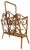 Mid-Century French Riviera Style Bamboo and Cane Magazine Rack, 1960s For Sale