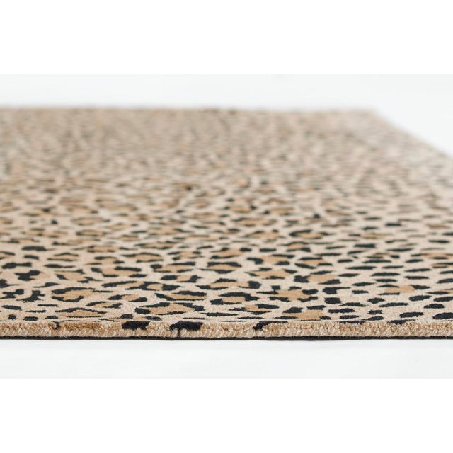2020s Erin Gates by Momeni Woodland Leopard Beige Hand Tufted Wool Area Rug 2' X 3' For Sale - Image 5 of 10