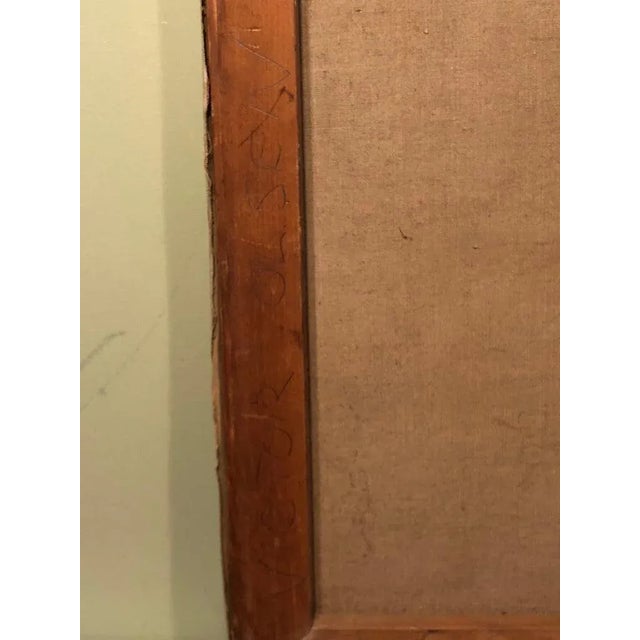 Signed Norman Rockwell Style Painting of Golfers by Victor Olsen For Sale - Image 12 of 13