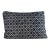 Hmong Indigo Cotton & Linen Pillow With Geometric Design For Sale