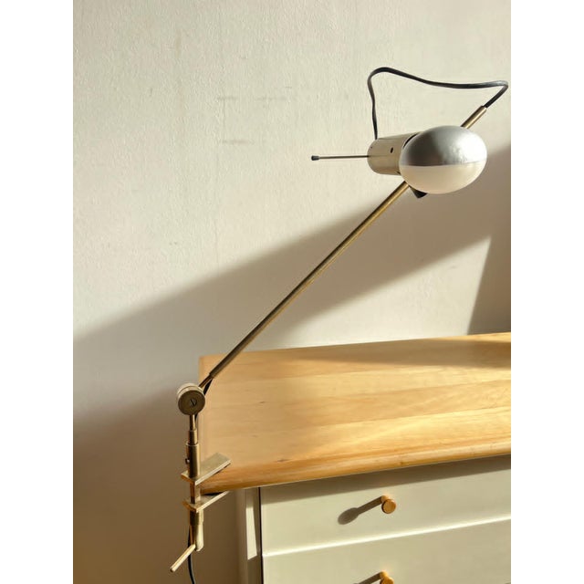 Model 255 Clamp Table Lamp by Tito Agnoli for Oluce, 1959 For Sale - Image 10 of 14
