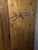 Antique Asian Four Panel Lacquered Screen With Gold Leaf and Brass Hinges For Sale - Image 4 of 8