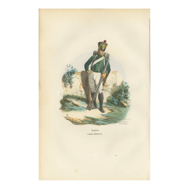 After Horace Vernet, Pupilles of the Imperial Guard, 1843, Paper For Sale