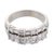 Contemporary Mid 20th Century Tiffany & Co. 1.60 Carat Diamond Platinum Band Ring, Size 6 For Sale - Image 3 of 6