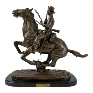 Trooper of the Plains, Bronze Piece After Remington -