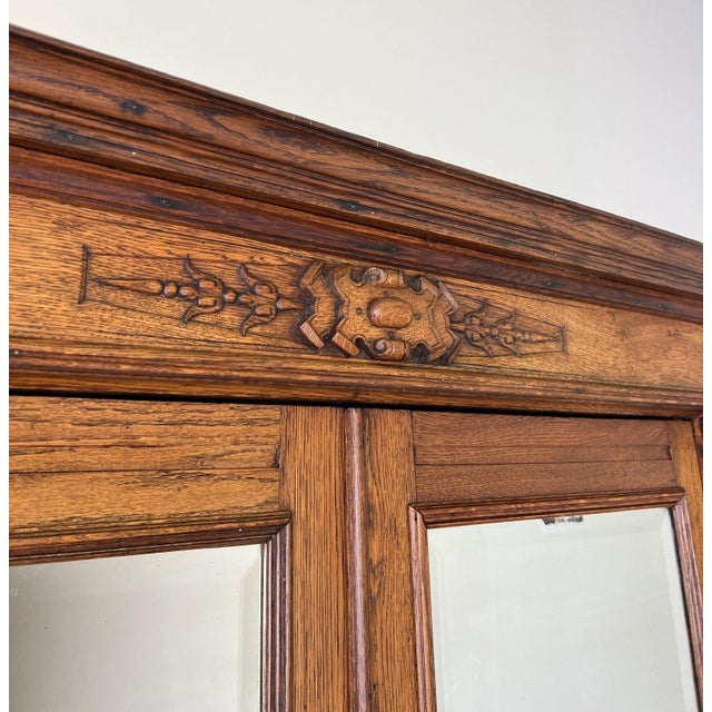 French Wardrobe in Oak For Sale - Image 4 of 18