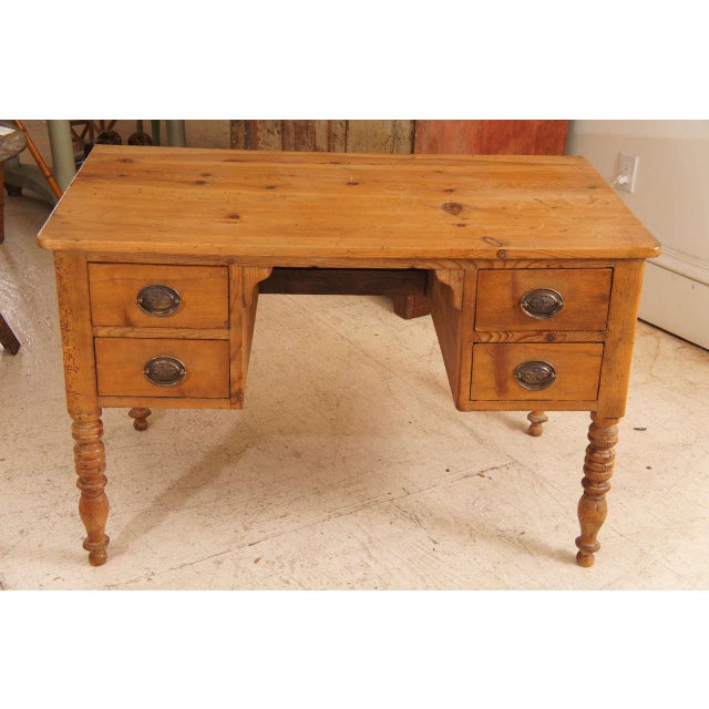 French Provincial Pine Desk For Sale - Image 4 of 11
