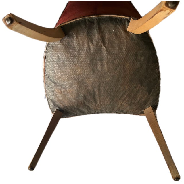 Pair of French Regency Revival Slipper Chairs, Double-Pierced Crest, C. 1920-1940 For Sale - Image 10 of 11