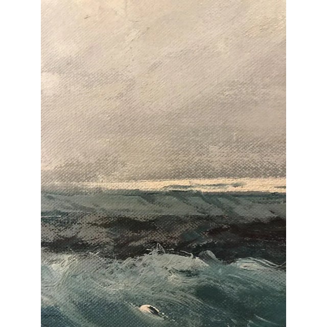 Ezelino Briante, Voiliers en mer, Oil on Canvas For Sale - Image 4 of 9