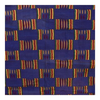 Late 20th Century Vintage African Ewe Cloth Textile For Sale