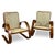 Mid-Century Modern Czech Armchairs by M. Navrátil and Z. Plesník, 1949, Set of 2 For Sale - Image 3 of 12