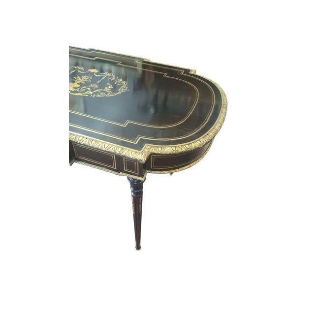 Napoleon III Boulle Center Table, 1890 For Sale - Image 3 of 10