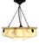 Vintage German Art Deco Pendant Lamp with Beige Marbled Glass Shade, 1920s For Sale