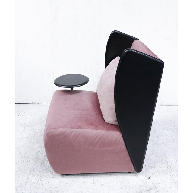 Italian Postmodern Lounge Chair by Augusto Mandelli & Walter Selva for Salmistraro, 1980s For Sale - Image 12 of 17