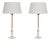 Hollywood Regency Pineapple Table Lamps, Denmark, 1970s, Set of 2 For Sale