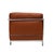 Cassina Modernist LC2 Lounge Chair in Brown Leather by Le Corbusier for Cassina, Italy, 1980 For Sale - Image 4 of 9