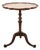 Georgian Style Carved Mahogany Pie Crust Tripod Drinks Table For Sale