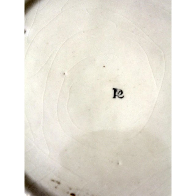 Antique Roseville Juvenile Creamware Pottery Plate For Sale - Image 9 of 9
