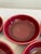 Mid 20th Century Mid 20th Century Bauer Pottery Red Ceramic Art Pottery Bowls – Set of 5 For Sale - Image 5 of 8