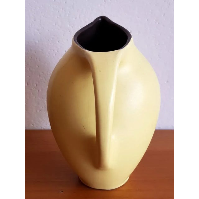 Ceramic Handle Vase by Ursula Fesca for Waechtersbach, 1950s For Sale - Image 7 of 10