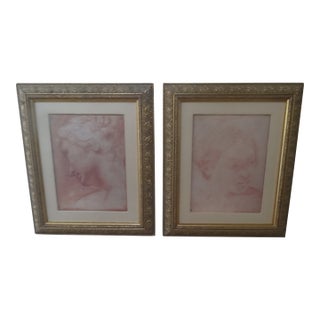 Vintage Prints by Guido Reni "Italian Baroque Painting" a Pair For Sale
