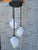Edendale Angled Opal Hanging 3 Pendant Light Fixture For Sale - Image 4 of 8