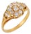 19th Century Victorian Old Mine Cut Diamond 18k Yellow Gold Cluster Ring, Size 7.25 For Sale