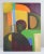 Mid-Century Modern Mid 20th Century Abstract Colorful Shapes Painting For Sale - Image 3 of 3