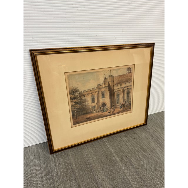 Design Plus Gallery presents an Antique Etching of an Old English Castle by Rafael J. Nash. Penshurst Place is a stunning,...