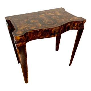 Tessellated Shell Console Table W/Drawer, by Marquis Collection of Beverly Hills. For Sale