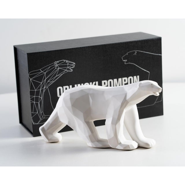 White Pompon Bear from Richard Orlinski For Sale - Image 4 of 4