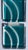 Vintage David Muniz 29" Lucite Art Sculpture Turquoise Blue & Clear Signed '02 For Sale - Image 9 of 16