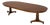 Regency Style Twin Pedestal Extending Dining Table For Sale