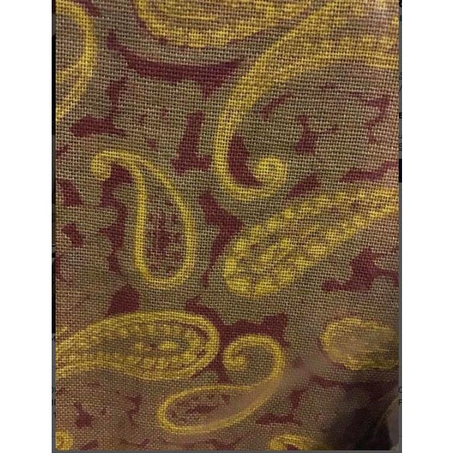 Wine Velvet Tribal Robe in Plexiglass Box - Morocco Afghanistan - Textile Wall Decor For Sale - Image 8 of 8