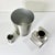 Metal 1990s Vintage Contemporary Modern Nickel Satin Finish Bathroom Wastebasket, Tissue Box Cover - Set of 3 For Sale - Image 7 of 10