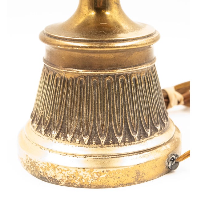 Metal 1960s Hollywood Recency Stiffel Brass Lamp For Sale - Image 7 of 7